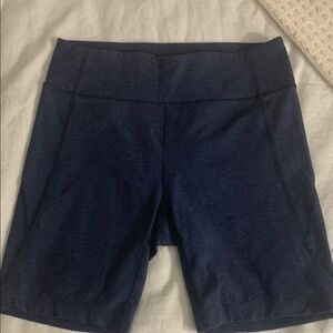 Outdoor Voices Dark Blue Biker Shorts